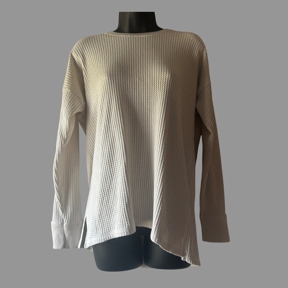 Abercrombie & Fitch super soft Split Hem thermal shirt - Picture 1 of 5